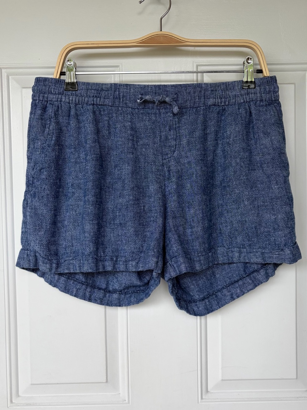 •Old Navy• Ladies Linen Blend Pull-On Shorts – Size Large